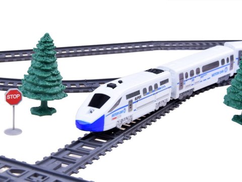 JOKOMISIADA Nowoczesny Pociag pasażerski + wagony Kolejka 9m trasa ciuchcia RC0467