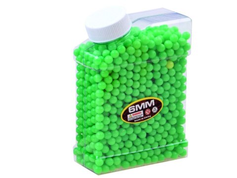 JOKOMISIADA Plastikowe naboje KULKI do pistoletu 6 mm ZA2474