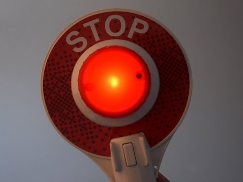 JOKOMISIADA Policyjny LIZAK znak kontrola ruchu drogi ZA2512