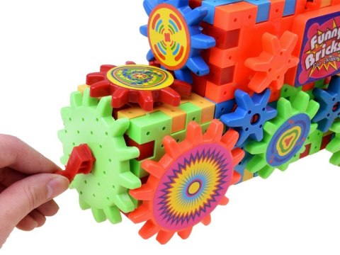 JOKOMISIADA Przestrzenne Klocki konstrukcyjne WAFLE 81 ele dla małych dzieci ZA2951