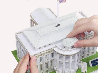 JOKOMISIADA Przestrzenne Puzzle 3D BIAŁY DOM budowle ZA2529