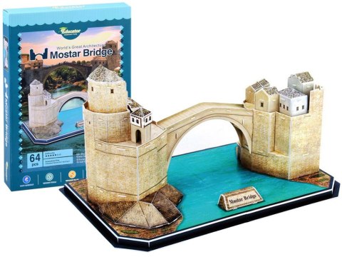 JOKOMISIADA Puzzle 3D Stary Most Mostar 64 ele. ZA2900