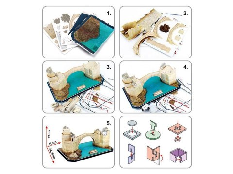 JOKOMISIADA Puzzle 3D Stary Most Mostar 64 ele. ZA2900