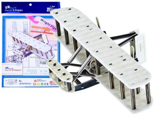 JOKOMISIADA Puzzle 3D samolot braci Wright Flyer 51 eleZA2905