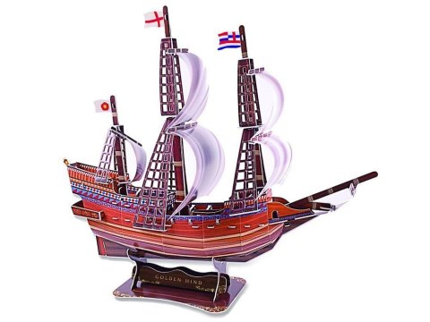 JOKOMISIADA Puzzle 3D statek Golden Hind okręt 108 ele. puzzle przestrzenne ZA2600