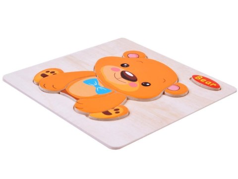 JOKOMISIADA Układanka drewniana zwierzątka Puzzle ZA2528