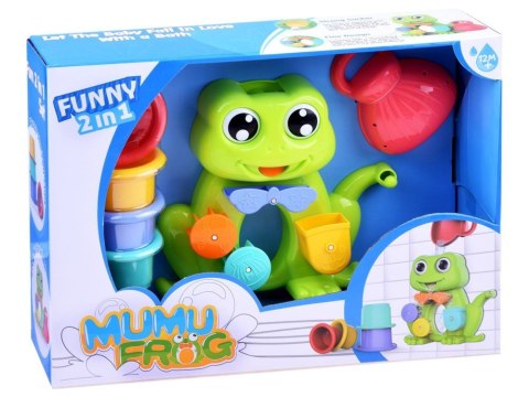 JOKOMISIADA Żabka do kąpieli zabawka kubeczki do wody ZA2779