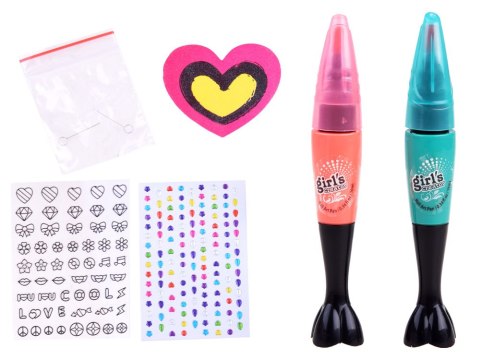 JOKOMISIADA Zestaw do zdobienia paznokci lakier ozdoby ZA2437