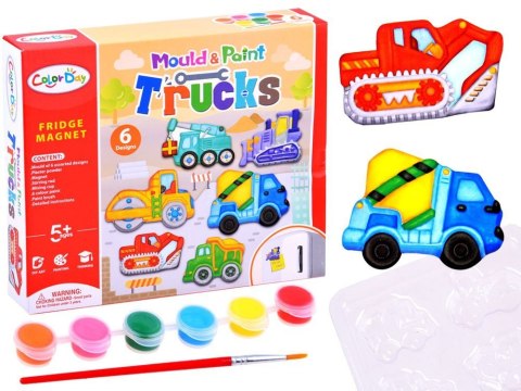 JOKOMISIADA Zestaw zrób sam MAGNESY pojazdy budowlane ZA2871