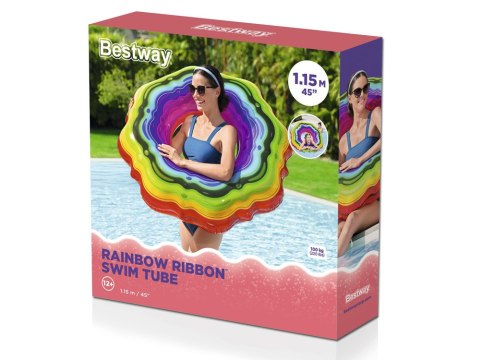 Bestway Bestway Dmuchane koło do pływania 115 cm KOLOROWA GALARETKA 36163