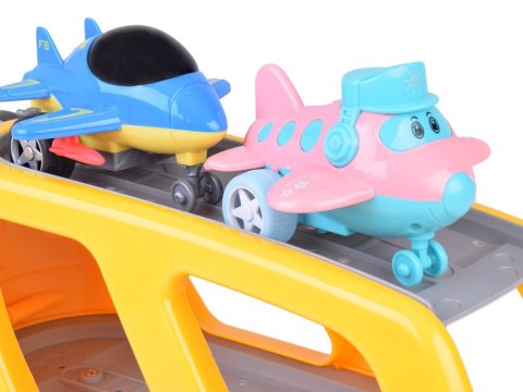 JOKOMISIADA Duży samochód tir ciężarówka laweta samoloty helikopter + dźwięki ZA3359