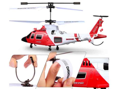 JOKOMISIADA Helikopter Syma S111G Zdalnie sterowany Zabawka na pilota RC0541