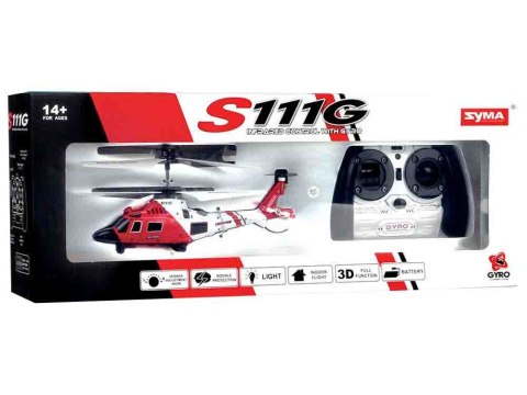 JOKOMISIADA Helikopter Syma S111G Zdalnie sterowany Zabawka na pilota RC0541