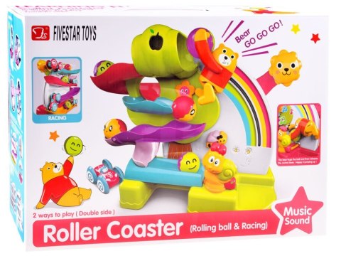 JOKOMISIADA Interaktywny TOR DLA KULEK autko 2w1 dźwięk ZA3173