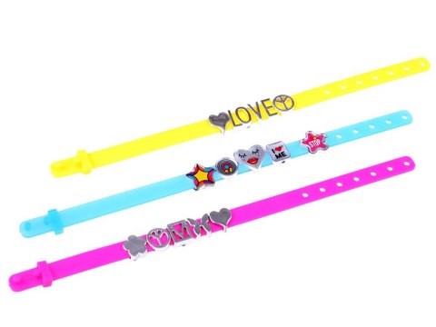 JOKOMISIADA Kreatywny Zestaw do tworzenia bransoletek Paski Koraliki Literki ZA3211