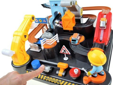 JOKOMISIADA Mechaniczny tor dla autek pojazdy budowlane ZA3179