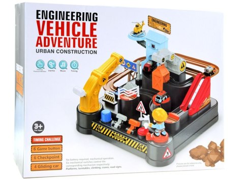 JOKOMISIADA Mechaniczny tor dla autek pojazdy budowlane ZA3179