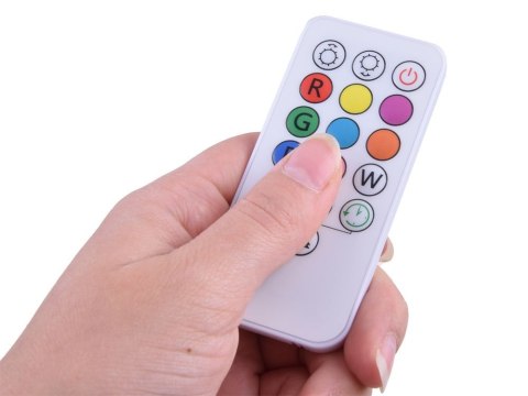 JOKOMISIADA Miś Silikonowa lampka nocna led + pilot ZA3294