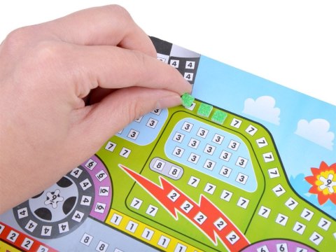 JOKOMISIADA Mozaika kreatywna wyklejanka piankowa Auto naklejki ZA3275