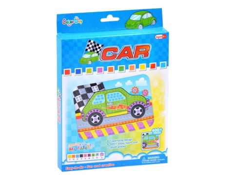 JOKOMISIADA Mozaika kreatywna wyklejanka piankowa Auto naklejki ZA3275