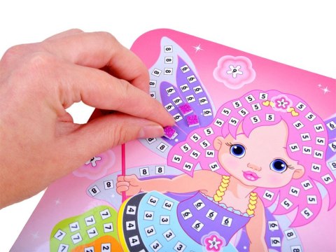 JOKOMISIADA Mozaika kreatywna wyklejanka piankowa Wróżka naklejki ZA3274