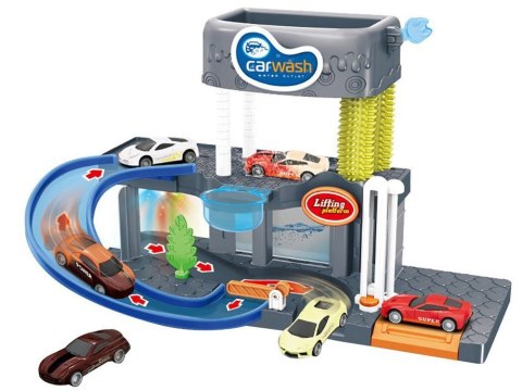 JOKOMISIADA Piętrowa Myjnia samochodowa garaż + autka ZA3196