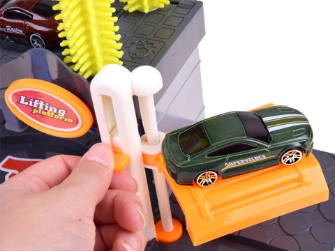 JOKOMISIADA Piętrowa Myjnia samochodowa garaż + autka ZA3196