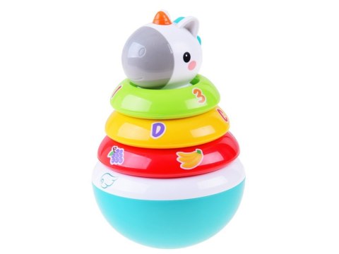 JOKOMISIADA Piramida wańka wstańka grzechotki układanka ZA3089