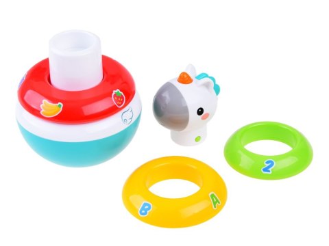 JOKOMISIADA Piramida wańka wstańka grzechotki układanka ZA3089