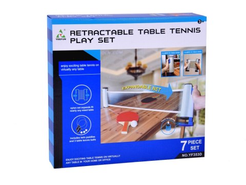 JOKOMISIADA Przenośny zestaw do Ping Pong tenis stołowy SP0637