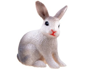 JOKOMISIADA SERIA ZWIERZĘTA FARMA Figurka królik zając KOLEKCJA ZA3383