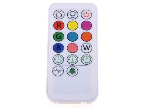 JOKOMISIADA Sowa Silikonowa miękka lampka nocna led RBG + pilot ZA3295