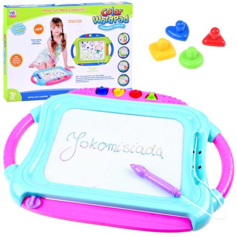 JOKOMISIADA Tablica kolorowy znikopis + pieczątki TA0089