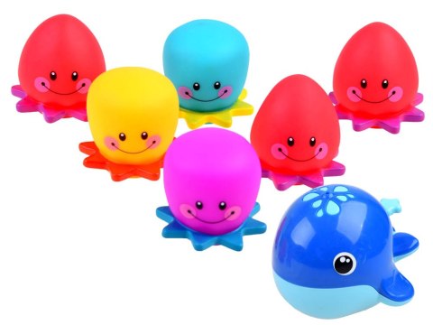 JOKOMISIADA Wieloryb i ośmiorniczki Zabawka do kąpieli ZA3378