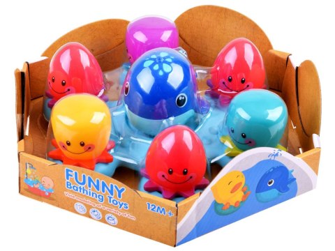 JOKOMISIADA Wieloryb i ośmiorniczki Zabawka do kąpieli ZA3378