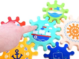 JOKOMISIADA Zabawka do wody kolorowe Trybiki zębatka ZA3407