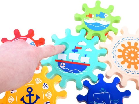 JOKOMISIADA Zabawka do wody kolorowe Trybiki zębatka ZA3407