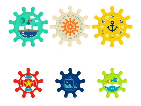 JOKOMISIADA Zabawka do wody kolorowe Trybiki zębatka ZA3407