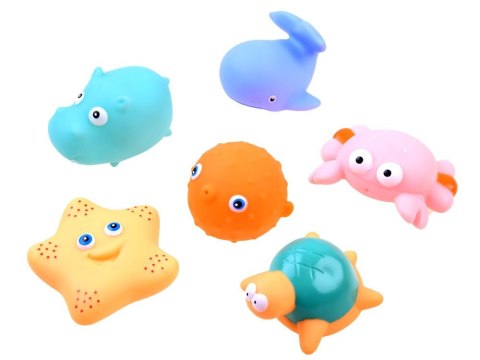 JOKOMISIADA Zabawki do kąpieli wody wanny zestaw organizer statki ZA3405