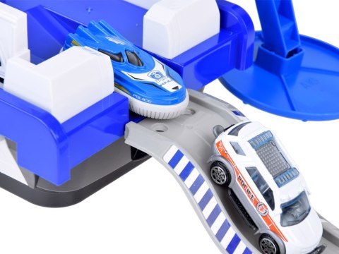 JOKOMISIADA Zestaw Łódź Policja + helikopter pojazdy ZA3341