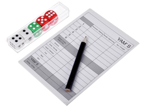 JOKOMISIADA Zestaw do gry kości Yams kostki oczkowe GR0437