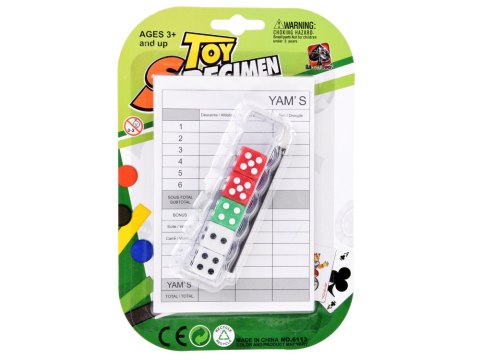 JOKOMISIADA Zestaw do gry kości Yams kostki oczkowe GR0437