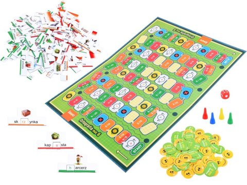 Jawa Jawa Edukacyjna gra planszowa Ortografia na 6 Nauka poprawnej pisowni GR0382