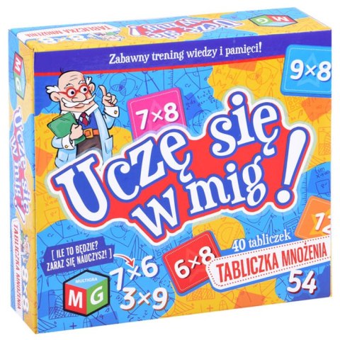 Multigra Multigra Gra edukacyjna Tabliczka mnożenia - Uczę się w mig GR0395