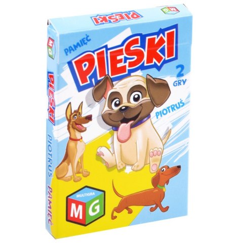 Multigra Multigra Karty do gry Piotruś Pamięć PIESKI GR0389