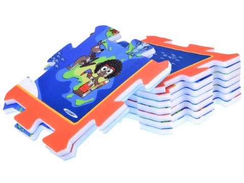 Stamp Piankowe puzzle Dzieci Świata mata do zabawy 93x93cm ZA3149