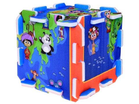 Stamp Piankowe puzzle Dzieci Świata mata do zabawy 93x93cm ZA3149