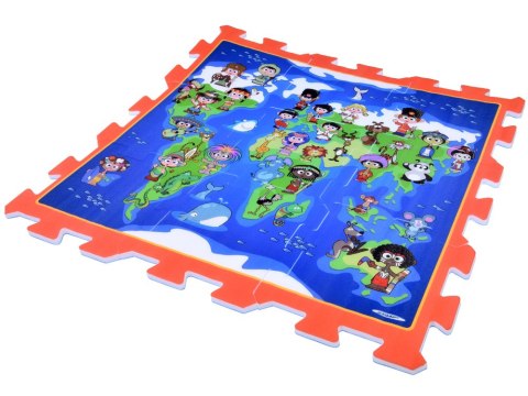 Stamp Piankowe puzzle Dzieci Świata mata do zabawy 93x93cm ZA3149
