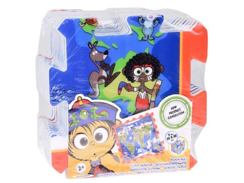 Stamp Piankowe puzzle Dzieci Świata mata do zabawy 93x93cm ZA3149