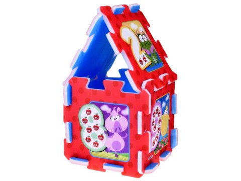 Stamp Puzzle piankowe ZWIERZĘTA i CYFRY Mata dla niemowląt 93x93cm ZA3147